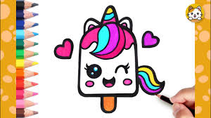 Maybe you would like to learn more about one of these? Unicorn Ice Cream Drawing Easy How To Draw A Cute Unicorn Ice Cream Coloring Pages For Kids Youtube