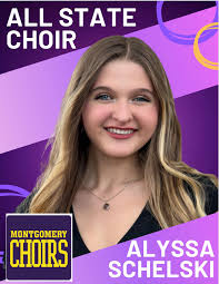 Congratulations to Senior, Alyssa Schelski for placing 5th chair Soprano 1  in the TMEA All-State Treble Choir! Alyssa is the daughter of Brenda and  David Schelski. She is a Senior and is