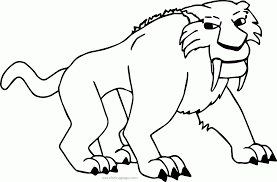 Enjoy this amazing coloring page of her! Diego Ice Age Coloring Page Wecoloringpage Coloring Home