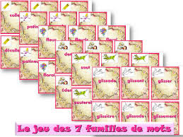 Sequence Mots De La Meme Famille Ce1 Ce2 Recreatisse Ce1 Ce2 Familles De Mots Ce1