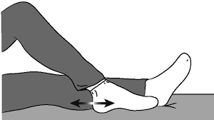 Illustration Of Bed Supported Knee Bend Knee Replacement Exercises Hip Replacement Exercises Total Knee Replacement Exercises