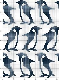 Penguins Colourwork Knitting Chart Strikking Monster Fair Isle Knitting Patterns Knitting Charts Tapestry Crochet