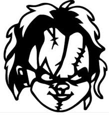 Use your knife to connect the dots to make the intricate design. Chucky Childs Play Vinyl Sticker Halloween Car Van Wall Laptop Tablet Art Gift Decor Decals Stickers Vinyl Art Home Garden Start71 Ru