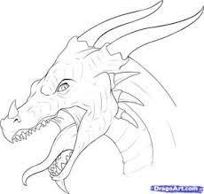 Hydra Mythical Creature Google Search Dragon Drawing Easy Dragon Drawings Dragon Head Drawing