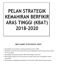 Ekonomi stpm penggal 1 esei mahasiswa dan patriotisme diploma reka bentuk dan pembangunan permainan upsi epenawaran moe gov my example of ibs building in malaysia dual language program kpm data entry work from home malaysia doa penutup. Pelan Strategik Kbat 2018