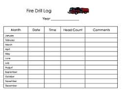 Lockdown drills (2 drills per session/per year) annual log for fire drills and lockdown drills. Free Printable Daycare Fire Drill Log Form Daycare Forms Starting A Daycare Fire Drill