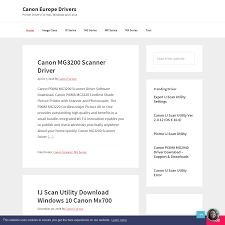 For scanning, be sure to install this software (canon ij scan utility 2). Canon Europe Drivers Printer Drivers For Mac Windows And Linux Archived 2021 07 16