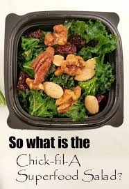 It's about how we use that time. Chick Fil A Superfood Salad Review