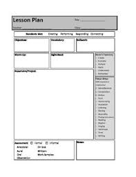 Secondary Music Lesson Plan Music Lesson Plans High School Music Choir Teacher