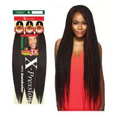 60 folded in half into 30. X Pression 3x Ultra Braid 100 Kanekalon Braiding Extension Pre Stretch Hair 42 Ebay