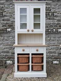 wicker baskets kitchen dresser