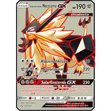 Necrozma fires a series of two to five rocks at the opponent. Abendmahne Necrozma Gx 145 156 Fullart