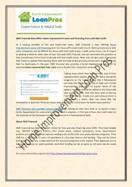 Ams Financial Now Offers Home Improvement Loans And Financing Even With Bad Credit Home Improvement Loans Home Equity Loan Home Improvement