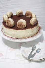 It's quite a challenge yet refreshing to bake something different to the original version. The Cupcake Ballroom A Tiramisu Hybrid Tiramisu Chiffon Cake And Macarons Best Cake Recipes Almond Recipes Cake Frosting Recipe