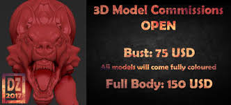 3d Digital Model Commission Price Chart By Dezyphere On Deviantart