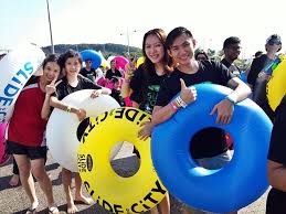 The slide the city malaysia will be held in putrajaya at lebuh wadi ehsan. Slide The City Putrajaya Malaysia Experience Tallpiscesgirl