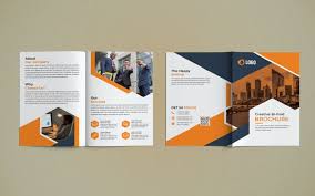 Design and create awesome brochures using editable templates. Business Bi Fold Brochure Design Corporate Identity Template