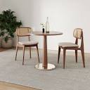 Claire Restaurant Dining Table - Wood - Round | West Elm