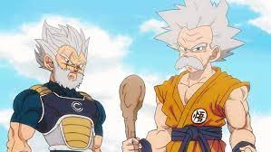 Serie, manga, películas, así como las precuelas y spin off de la saga creada por akira toriyama. Goku Y Vegeta Se Veran Asi Cuando Sean Viejos En Dragon Ball Super A Tamashi
