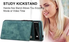 Amazon.com: Bizzib for Google Pixel 6A Wallt Case with Card Holder,Premium  PU Leather Kickstand Card Slots Drop Protective Shockproof Rugged Cover ...