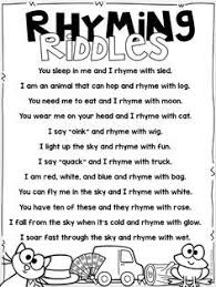 Black And White Hat Riddle Answer In Malayalam All About Rhyming Freebies Included Little Minds At Work Rhyming Activities Rhyming Words Rhyming Riddles