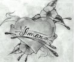 Los Mejores Corazones Hechos A Lapiz Por Artistas Imagenes Dibujos A Lapiz Graffitis De Amor Dibujos De Corazones