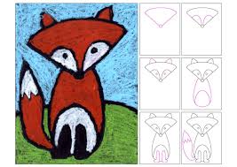 Een Vos Tekenen Kleuteridee Nl Stap Voor Stap Met Kleuters Elementaire Kunst Kunst Activiteiten Vossen Kunst
