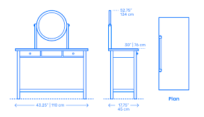 Malm dressing table, white, 120x41 cm. Ikea Hemnes Dressing Table Round Mirror Dimensions Drawings Dimensions Com