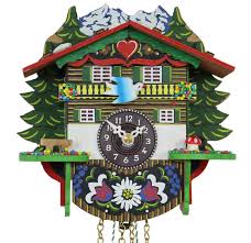Carved Battery-Powered 'Hunting-Style' Cuckoo Clock With Deer Head, Ri -  Cuckoo Collections