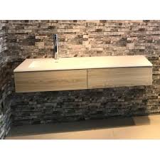 Ce meuble design gris laqué brillant bénéficie comme tous nos meubles salle de bain de la garantie qualité espace insell.l117 x h60 cm placard sous meubles meuble vitrine 4 portes 3 tiroirs en pin massif ciré miel n125 bois bureau en bois massif ciré miel n14 bois miroir grand modèle authentiq en. Meuble Sous Vasque Finn 140 Couleur Bois Gris Moderne Robinet Co