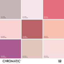 Du Rose Dans La Deco Bonne Humeur Garantie Les Teintes De Rose De Chromatic Portent Des Noms De Palette De Couleurs Beige Peinture Beige Couleur Peinture