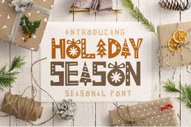 Download Holiday Season Font By Caoca Studios Creative Fabrica SVG Cut Files