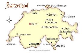 Switzerland map by googlemaps engine: Switzerland Map With Tourist Attractions Maps Catalog Online