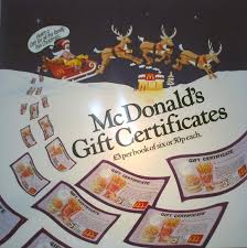Buy discount mcdonald's gift cards at up to 6.2 % off! Mcdonald S Promotions 1980 S Mcdonald S Gift Certificates Kids Time
