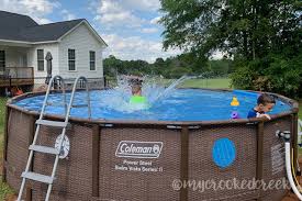 With reinforced, fortified portholes built into the sides of the pool, swimmers can wave and make silly faces as they paddle by. Coleman Power Steel Swim Vista Series 2 Pump Cheap Buy Online