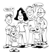 Miles de dibujos de familia para colorear, pintar e imprimir. Dibujos Para Colorear En El Dia De La Familia