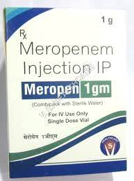Get up to 20% discount on prescription medicine meromac 1gm injection online, compare prices avail cashback. Meronem 1gm Inj Buy In New Delhi