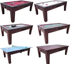 6 In 1 Combo Game Table Pool Air Hockey Ping Pong Roulette Poker Dining Walnut Multi Game Table Pool Table Dining Table Table Games