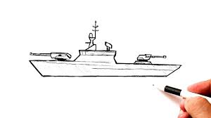 How To Draw A Future Army Ship - Youtube