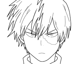 Todoroki In Progress By Otarun90 On Deviantart In 2020 Anime Character Drawing Anime Lineart Anime Drawings Tutorials