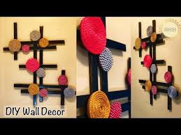 Wall art can completely change a space. Youtube Very Unique Wall Hanging Gadac Diy Wall Hanging Ideas Wall Decor Diy Craft Ideas For Home Decor Wall Decor Crafts Diy Wall Decor Diy Wall Art Decor