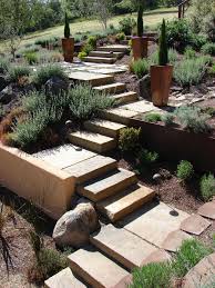 The walking surface of treads and landings of a stairway shall be sloped no steeper than one unit vertical in 48 units horizontal (2% slope). Landscaping Steps Hgtv