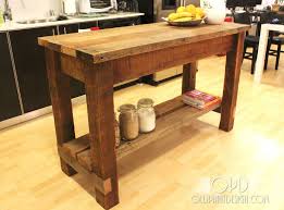 The walls and countertops may be a cool shade of white, but sometimes the most color, saturation and pattern can be found in a beautiful piece of wood. How To Build A Kitchen Island 17 Diy Kitchen Island Plans