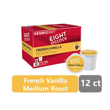 This also includes our flavored coffee blends. Eight O Clock French Vanilla Medium Roast K Cup Coffee Pods 12 Ct Walmart Com