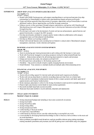 Manager, fp and a reporting and analytics location: Sports Analyst Resume Samples Velvet Jobs