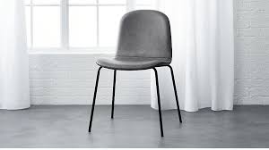 Primitivo Navy Blue Velvet Dining Chair Reviews Cb2 Velvet Dining Chairs Dining Chairs Modern Dining Chairs