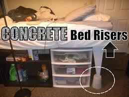 The home of your dreams is just an overstock order away! Concrete Bed Risers 5 Steps Instructables