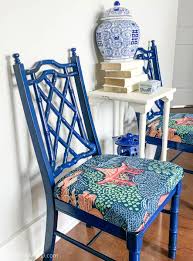 Painted Bamboo Chair Makeover 2 Bees In A Pod In 2020 Bamboo Chair Painted Bamboo Chair Makeover