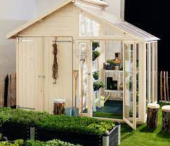 Zubehör für gartenanlage online günstig bestellen beim fachhändler ✔ gartenwerkzeuge, halterungen und leisten finden ✔. Geratehaus Mit Glasanbau Spiel Und Garten