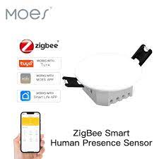 MOES Tuya WiFi Smart Body Sensor Millimeter Wave Radar Detection  Photometric 2 in 1 Function Smart Life APP Ceiling PIR Hub - AliExpress